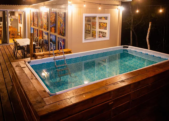 Casa de férias Jungle House With A Pool *