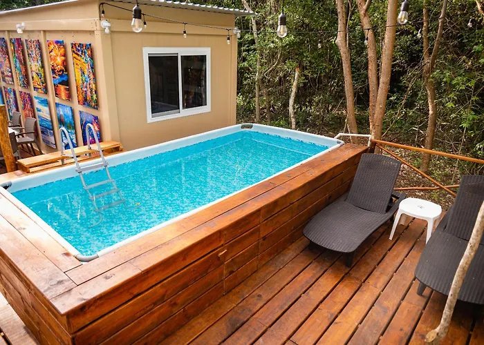 Jungle House With A Pool *
